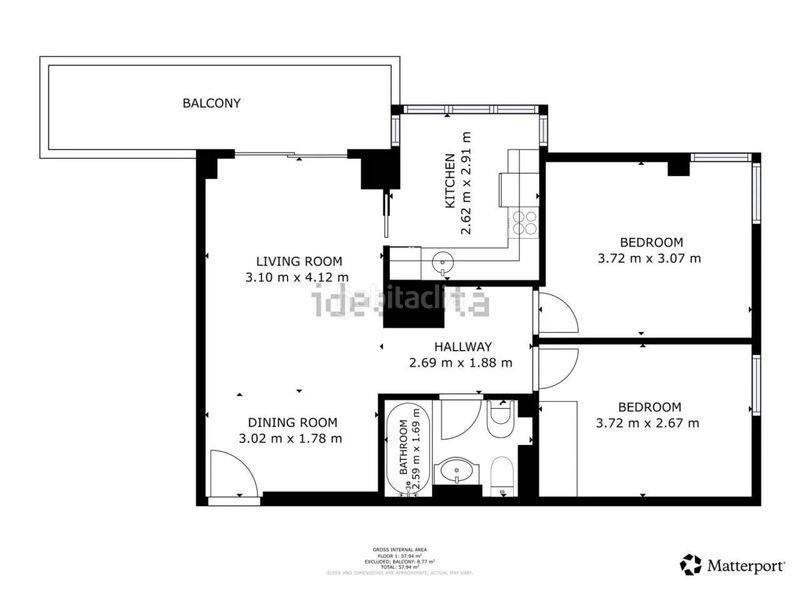 Foto 4f928ec5-d5b4-455c-aa24-d0a0ccf1dada. Apartament amb calefacció aparcament piscina a Pedroso Noja