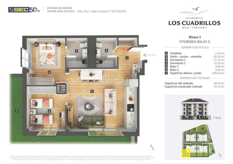 Foto 46af01c7-48b5-4028-83df-be59e1dceed0. Ground floor 78m<sup>2</sup> in calle de los cuadrillos 41 in El Arco-Rota-Fonegra Noja