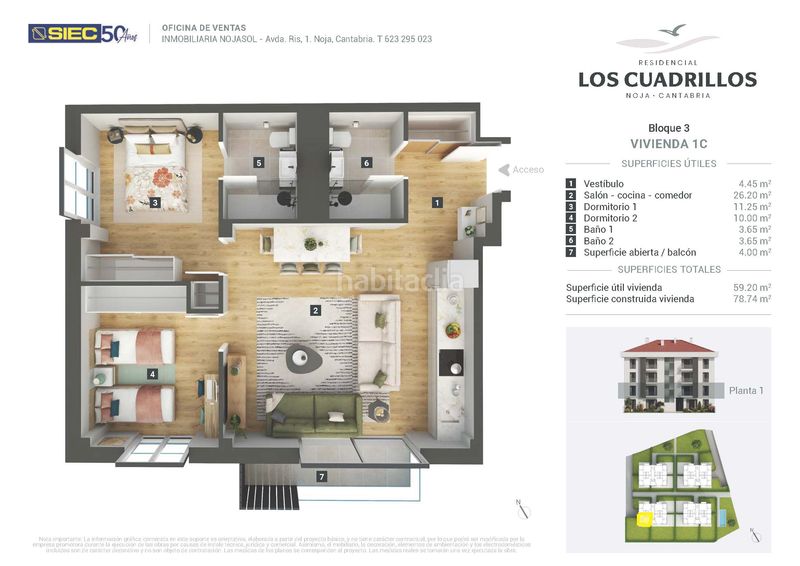 Foto 893c251d-dea1-4cff-9d18-7d5d0a4629b5. Etagenwohnung 78m<sup>2</sup> in calle de los cuadrillos 41 in El Arco-Rota-Fonegra Noja