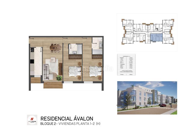Foto 305cccfc-83df-43ec-80dc-cd6d0b1153a2. Piso 95m<sup>2</sup> en avenida josé maría de pereda 8a piso de 3 habitaciones en Santa Cruz de Bezana