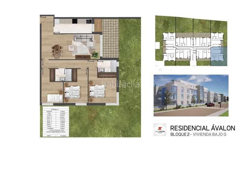 Foto fabdb120-84b6-451e-a063-87291f7ed0d8. Piso 95m<sup>2</sup> en avenida josé maría de pereda 8a piso de 3 habitaciones en Santa Cruz de Bezana