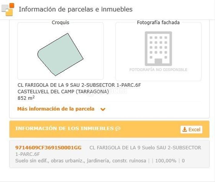 Foto 5bb1b8bf-2326-45be-80aa-bfb9c37b9c9e. Terreno residenziale in Castellvell del Camp