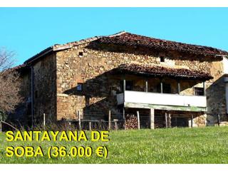 Casa in Barrio santayana 23. Casona adosada por una lado a reformar de 364 m2 en santayana de