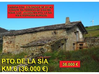 Casa a Lugar la sia 13. Cabaña grande indep. de 201 m2 constr. y terrenos de 17.820 m2,
