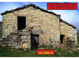 Casa  Lugar trueba. Cabañaanexo 143 m2 y terreno 9.275 m2, el pardo, trueba km.15