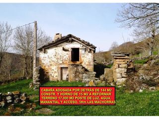Casa a Lugar rioseco 122. Cabaña adosada de 144 m2 con cabaña-horno a recuperar y terreno