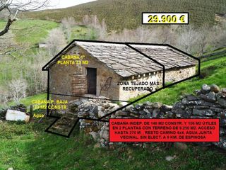 Casa a Lugar la sia 147. Cabaña ind. 146 m2 y terreno 9.250 m2 en la sía, km.3 (espinosa)