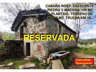 Casa a Lugar trueba 107. Reservada. cabaña de piedra labrada de 2plantas con 126 m2 const