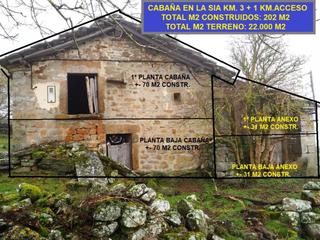 Chalet  Lugar la sia 169. Cabaña ind. con anexo de 202 m2 constr. 150 m2 útiles en 2 plant