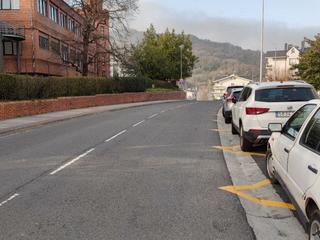 Autoparkplatz in Ibaeta