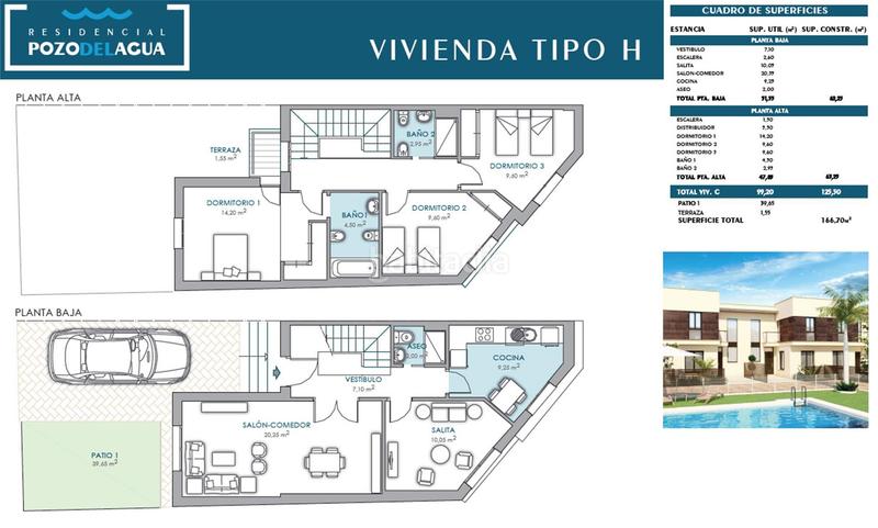 Foto 87c14429-719e-412a-b6d6-513097224750. Casa adossada 126m<sup>2</sup> amb aparcament piscina terrassa a Vista Azul - Consolación Dos Hermanas