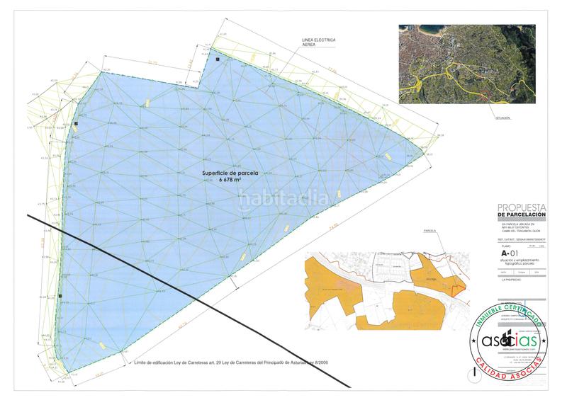 Foto e7e63249-242c-45c5-a748-5a1bab0bf57f. Terrain résidentiel dans Gijón - carretera de santurio 1001 dans Gijón