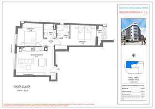 Pis  Gijón - avenida de galicia. Vivienda de dos habitaciones de obra nueva en construcción