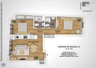 Appartement  Gijón - avenida de galicia. Vivienda de dos habitaciones de obra nueva en construcción