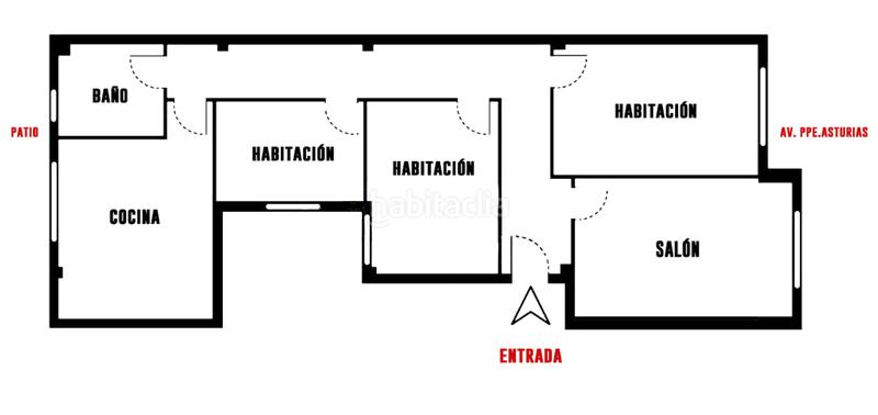 Foto ae5ee8ca-16a0-453a-9e11-d1d3dca5b24e. Alquiler piso fantástico piso en calle honduras, frente a la playa del arbeyal. en Gijón