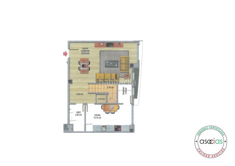 Foto f36f6c88-df48-4fdf-8dd4-e6ec5917c151. Piso en Gijón - calle manolo quiros 7 dúplex para entrar a vivir de tres dormitorios, salón, cocina, plaza de garaje y trastero en Gijón