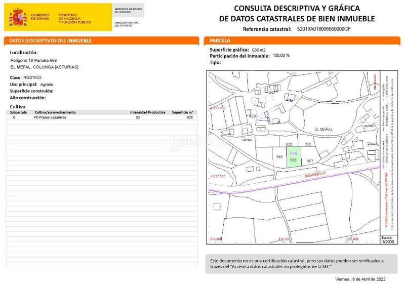 Foto 7cbbb695-c7ea-4be9-b6ae-2a435dc3f9bb. Terrain résidentiel dans barrio el fonduxu 31 dans Colunga