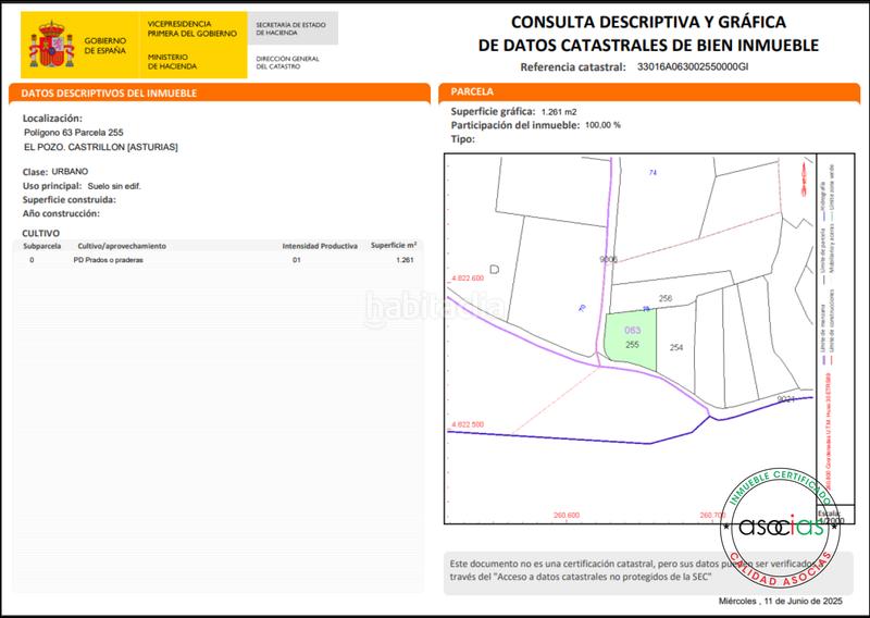 Foto 7990a252-9ddf-4437-97b7-afba334046af. Terreno residenziale in Pillarno - orbon in Pillarno Castrillón