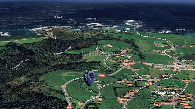 Foto a29f95d7-042e-447d-80df-3bf85573bea6. Terreno residencial en novellana - camin de la fontica construye tu sueño en novellana finca de 2.300m a 5 min del mar en Cudillero