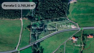 Terreno residenziale in Lugar lárena. Parcela de 2.765 m en llantada, gozón  inversión en calidad de v