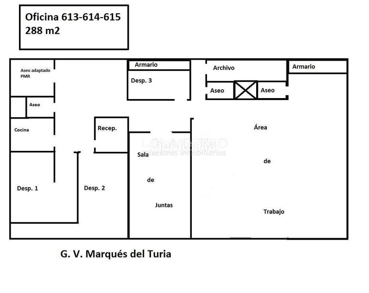 Foto 9cbf87b2-ee90-42cd-9123-8da5371cb701. Rent office space with heating in Gran Via Valencia