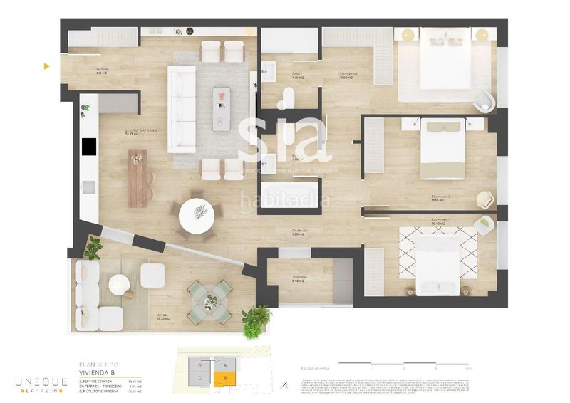 Foto 102906b5-c783-4177-970c-b78e8df731e2. Pis amb calefacció a Salburua - Arantzabela Vitoria - Gasteiz