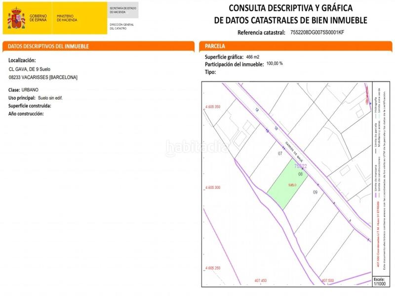 Foto f026f579-3708-4c07-a691-f502f5999c8d. Terrain résidentiel dans Vacarisses