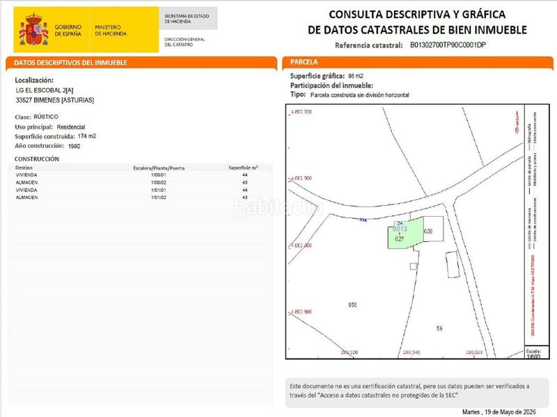Foto 5b506249-30c0-40f3-9c93-a4745cedcd51. Casa amb aparcament a Bimenes