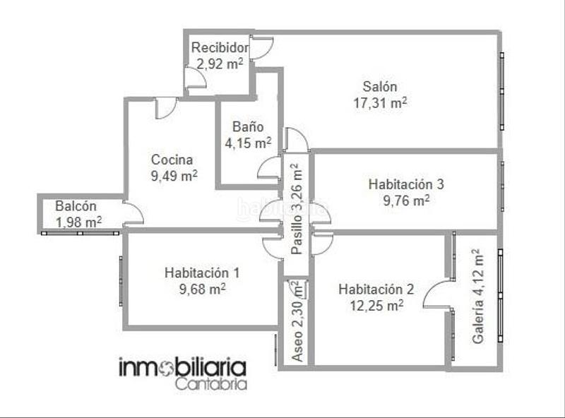 Foto a80f76f9-6e3e-4017-844c-5893452be1a9. Appartement avec chauffage dans Corrales de Buelna (Los)