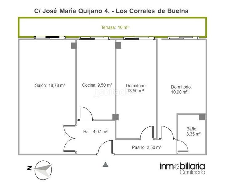 Foto b589e28b-68b2-4d74-bf7c-b2f3259ca421. Piso en jose m quijano 4 piso con garaje y buhardilla en los corrales de buelna. en Corrales de Buelna (Los)