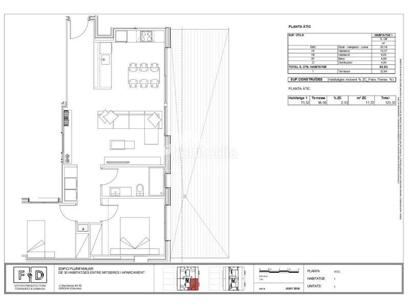 Foto 05c6d6f0-cea0-4d1d-81ff-ff8fba972592. Ático atico en venta en centre en Eixample Nord Girona
