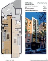 Loft a Pont Nou - Corazón de Jesús. Loftestudio de nueva construccion en avd de la libertad