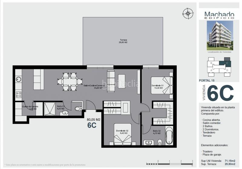 Foto 8a8a9d5f-8a68-4bdd-873b-bcfbe9ea540d. Pis amb calefacció aparcament a Raíces Castrillón