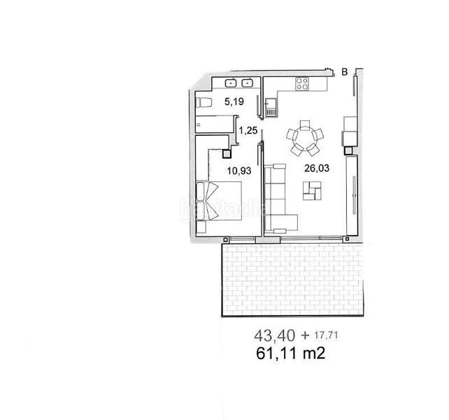 Foto 9d8faa3f-cfe5-4487-ab8e-bf6c646ef480. Dachwohnung mit heizung parking in Centro Tudela