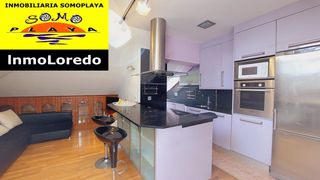 Pis  Isla de mouro. Somo. ático con 3 habitaciones y plaza de garaje en el centro de