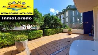 Pis a Somo. Somo. apartamento con terraza y jardín. garaje cerrado