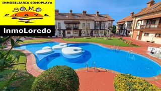 Casa a Somo. Somo. espectacular chalet adosado reformado con vistas al mar