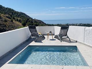 Lloguer Casa a Frigiliana. Casa con piscina privada disponible de octubre a marzo.