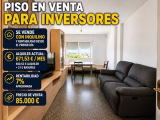 Flat  Paseo països catalans. Piso en salt en venta para inversores