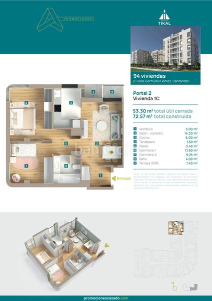 Foto 961b335b-2769-4eae-872c-3cddc0b7fc00. Pis 72m<sup>2</sup> a calle faustino cavadas 9 a Peñacastillo - Nueva Montaña Santander