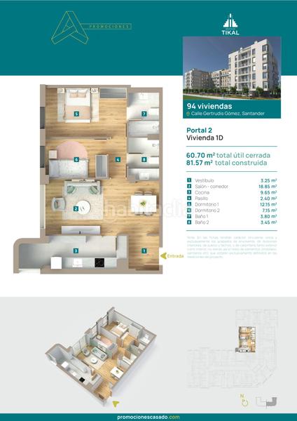 Foto 99b6137f-1acf-4ddf-9cbb-2fe97d406660. Appartamento 81m<sup>2</sup> in calle faustino cavadas 9 in Peñacastillo - Nueva Montaña Santander