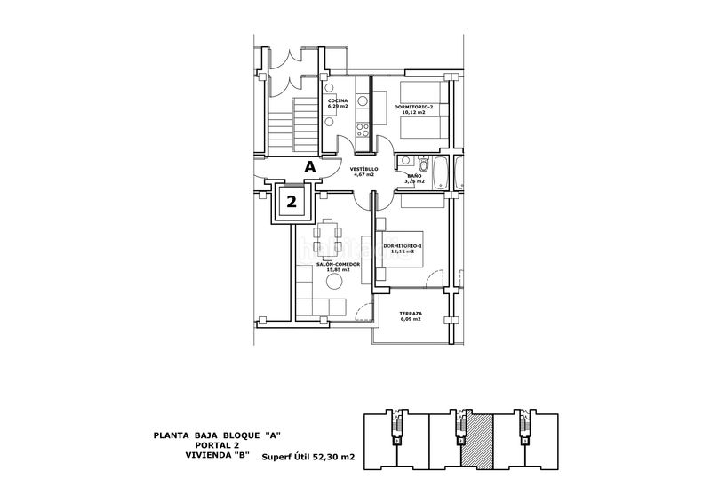 Foto 86657813-9341-4d65-bc1a-102acdfb2ee1. Etagenwohnung 77m<sup>2</sup> in calle villabáñez 8a in Castañeda