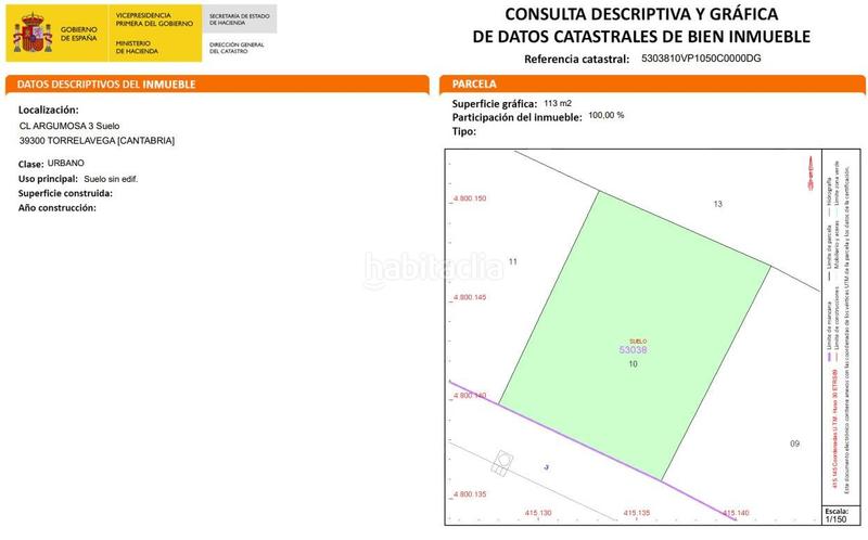 Foto 8e596e0c-f690-4a7b-a545-f73259dba106. Terreno residenziale in argumosa 3 in Centro Torrelavega