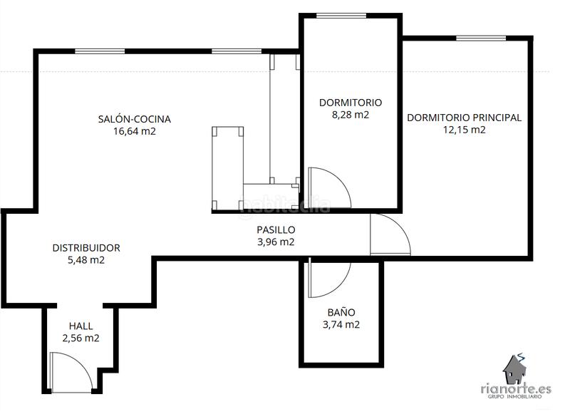Foto caa21d78-41d9-4787-acfe-11b399907313. Pis amb calefacció a Raíces Castrillón
