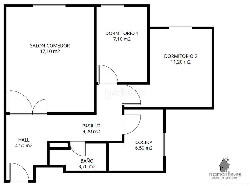 Foto 49dbd41a-387b-4a7c-8503-400ba9a280c1. Piso acogedor piso de dos dormitorios en venta en Avilés