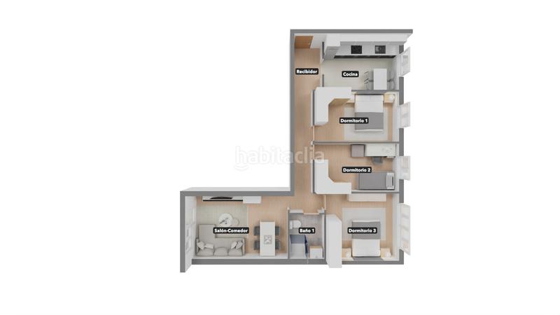 Foto 3a09b1ff-b4be-481e-93e0-61cf7e451329. Appartamento con parcheggio in Aranbizkarra Vitoria - Gasteiz