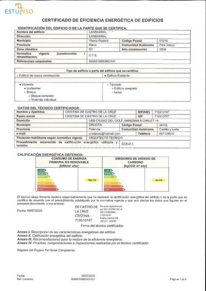 Foto 09203ea9-a4f0-4cf4-9642-4043c930f597. Casa adosada chalet adosado lakua 2006 4 habitacionescocinasalón3 bañosterraza y balcónplaza de garaje incluida en Vitoria - Gasteiz