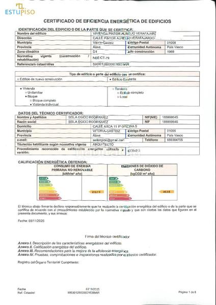 Foto 223559a6-b86a-4ec9-b3f7-ee07185a9597. Flat with heating parking in San Martín Vitoria - Gasteiz