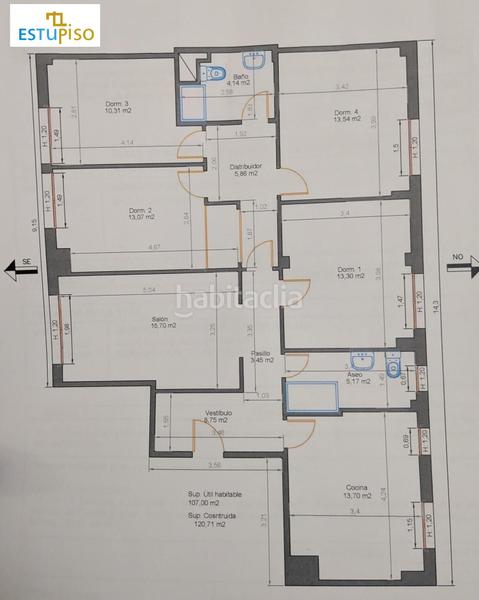 Foto b76602eb-959b-4f25-9d81-5b824d198e6c. Etagenwohnung mit heizung parking in Crucero León