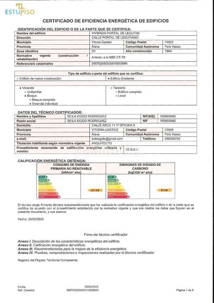 Foto 244f5eb4-f226-45a9-8c12-7af76dbc69dd. Pis amb calefacció aparcament a Arriaga - Lakua Vitoria - Gasteiz